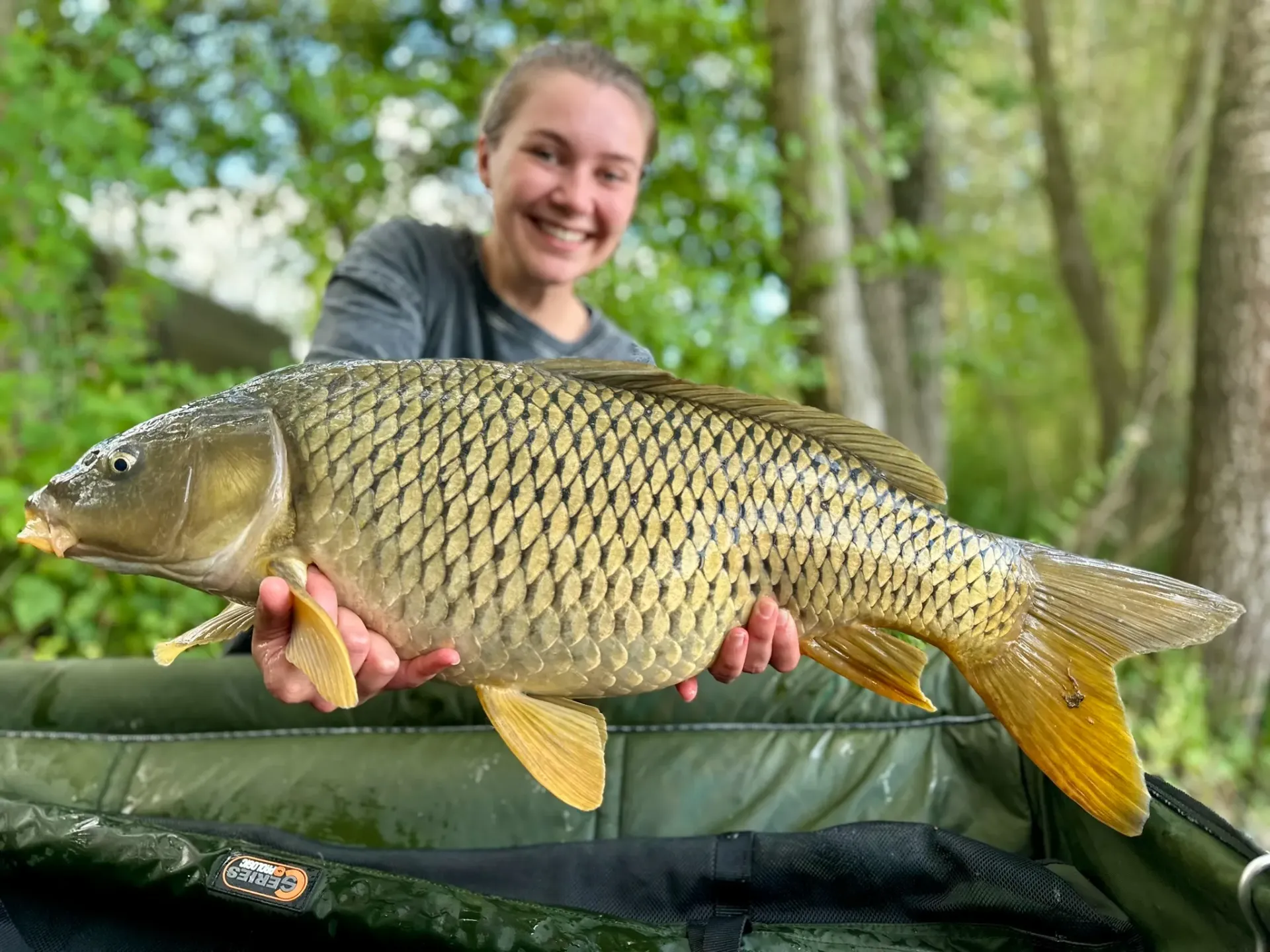 Pêche de la carpe en Batterie (Seul)