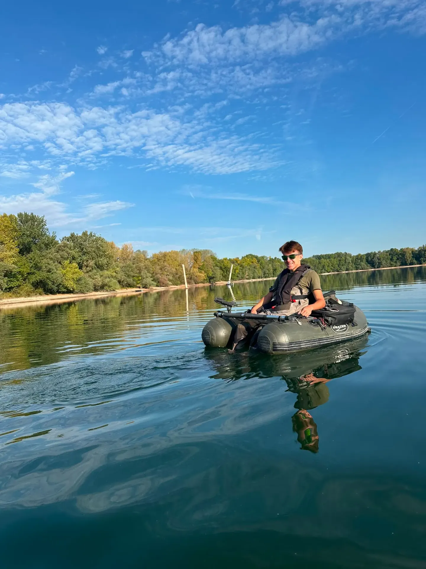Initiation et guidage pêche en float-tube en Alsace